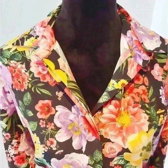 Catherine MALANDRINO Oversize Bright Floral Blouse - Picture 3 of 7